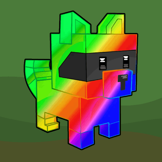 Rainbow Raccoon Pet