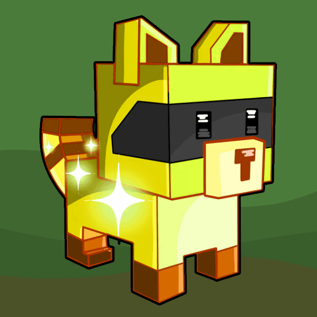 Golden Raccoon Pet