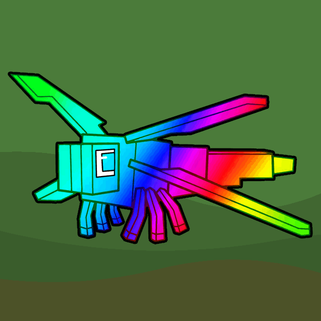 Rainbow Dragonfly Pet