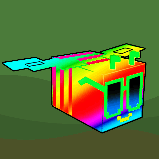 Rainbow Disco Bee Pet