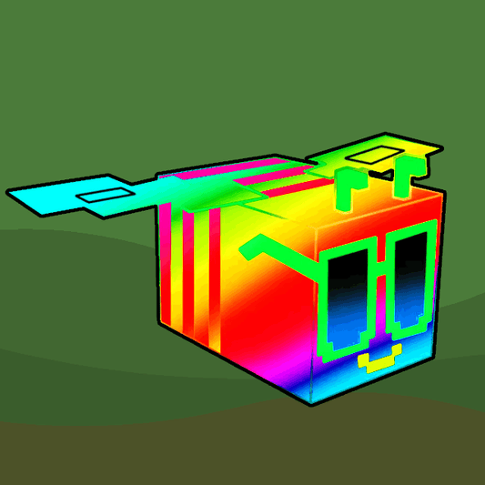 Rainbow Disco Bee Pet
