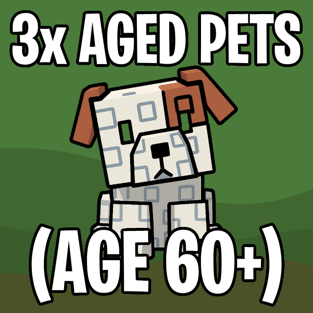 3x Aged Pets Bundle (All Age 60+)