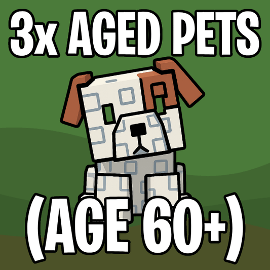 3x Aged Pets Bundle (All Age 60+)
